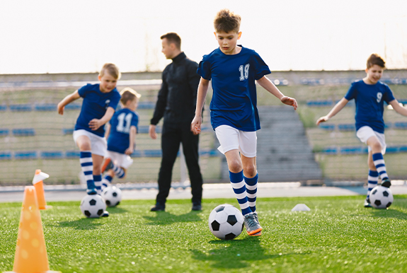 Training im Jugendbereich der D-Jugend